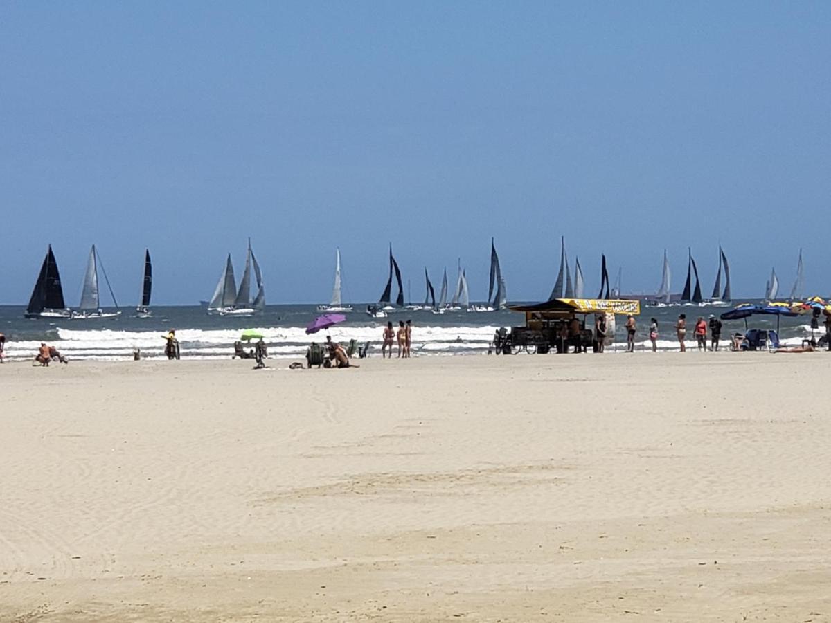Apto Gonzaga Frente Ao Mar Wi-Fi Santos  Buitenkant foto