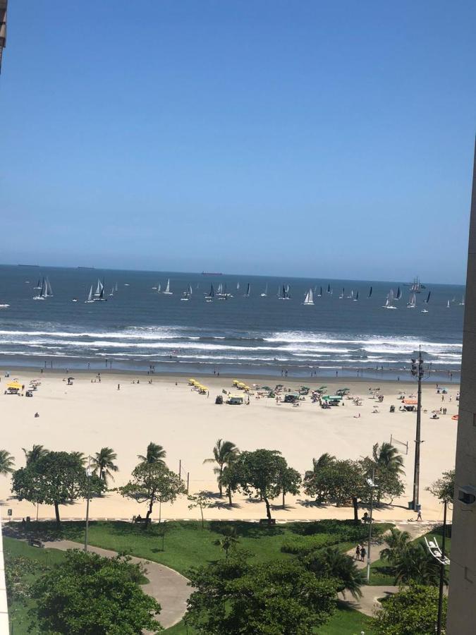 Apto Gonzaga Frente Ao Mar Wi-Fi Santos  Buitenkant foto