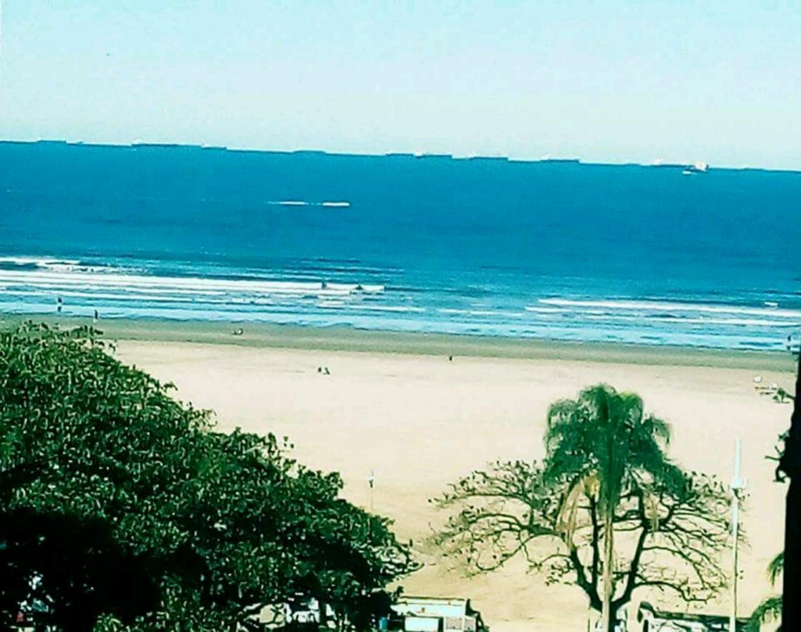 Apto Gonzaga Frente Ao Mar Wi-Fi Santos  Buitenkant foto