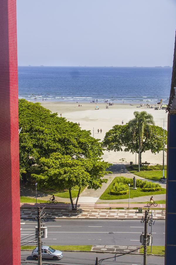 Apto Gonzaga Frente Ao Mar Wi-Fi Santos  Buitenkant foto